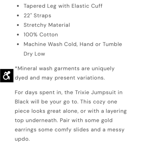 NWT Boheme Trixie black jumpsuit in size L. Halter neck elastic back. Wide leg - Picture 6 of 15